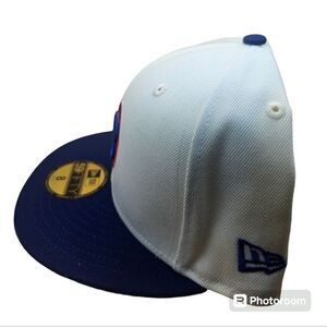 Hat Club RARE 8 White Dome Chicago Cubs Off White Two Tone Fitted Hat Era